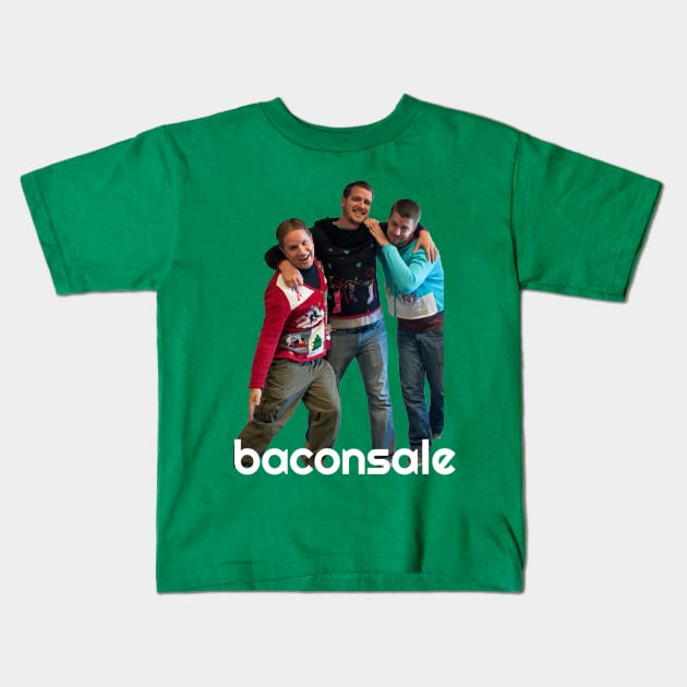 Ugly Christmas Baconsale Kids T-Shirt by baconsale